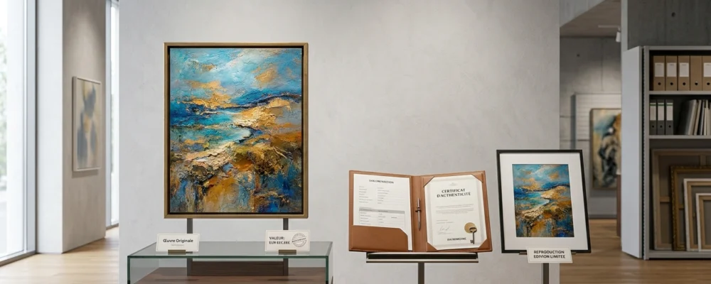 La dimension économique et patrimoniale de l'œuvre originale, tout savoir sur oeuvre originale ou reproduction